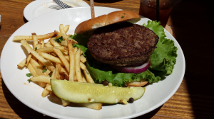 Karl Strauss Cheddar Burger Without Cheese (7-16-2014)