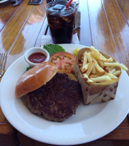 Pacific Coast Grill PCG Burger (7-13-2015)