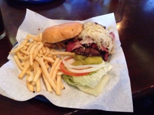 Bruski Burgers and Brew Pastrami Burger (5-4-2016)