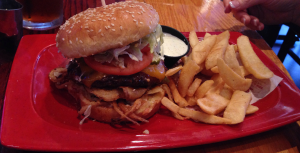 Red Robin Whiskey River BBQ Burger (6-29-2016)