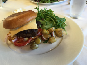 Winesellar Brasserie Burger With Cheddar (6-15-2016)